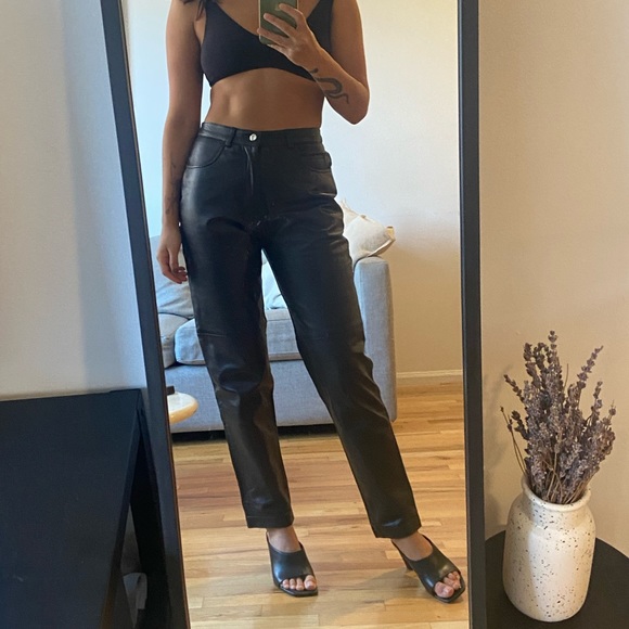 Vintage Pants - Incredible vintage leather pants!!